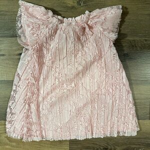 Carter's Pink Lace Dress